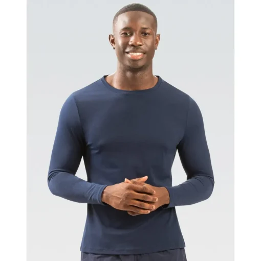 Dolfin Men's Crew Neck Long Sleeve Rash Guard