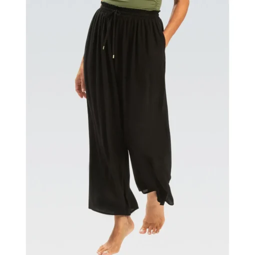 Dolfin Solid Palazzo Pant Cover Up
