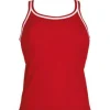 Dolfin Solid Tankini Top