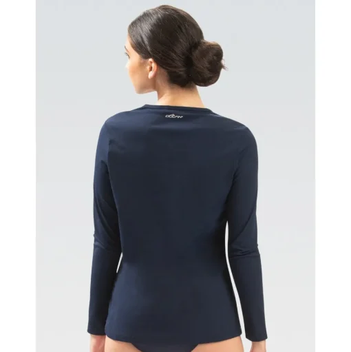 Dolfin Women's Crew Neck Long Sleeve Rash Guard