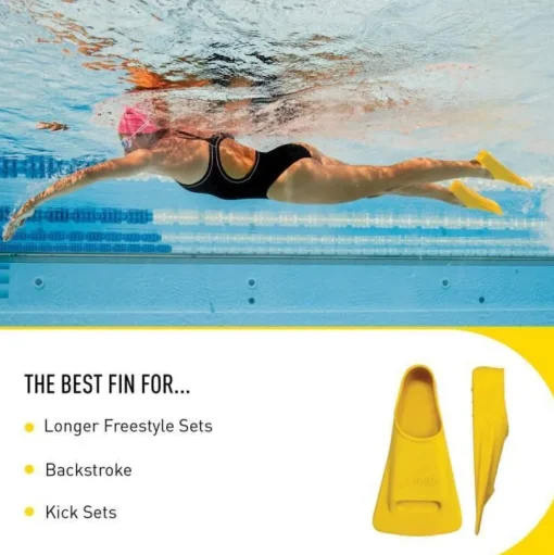 FINIS Zoomers Gold Short Blade Swim Fins
