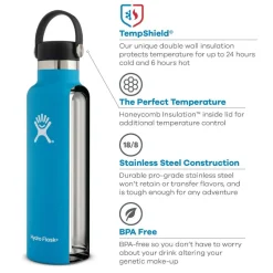 Hydro Flask Standard Mouth Bottle w/ Flex Cap - 21 Oz