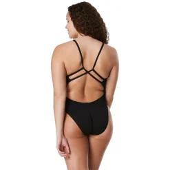 Speedo Solid Strappy Fixed Back