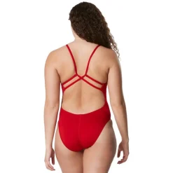 Speedo Solid Strappy Fixed Back