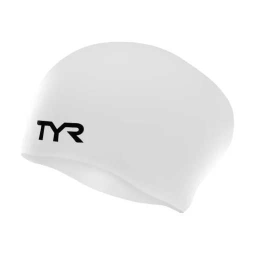 TYR Long Hair Silicone Swim Cap